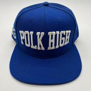 Al Bundy Polk High Snapback Cap Hat Adult OSFA Blue Married With Children NEW
